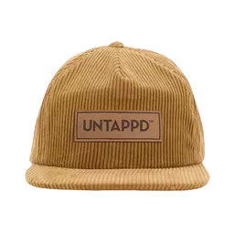 Untappd Corduroy Snapback Hat product label