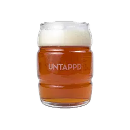 Untappd Barrel Glass product label
