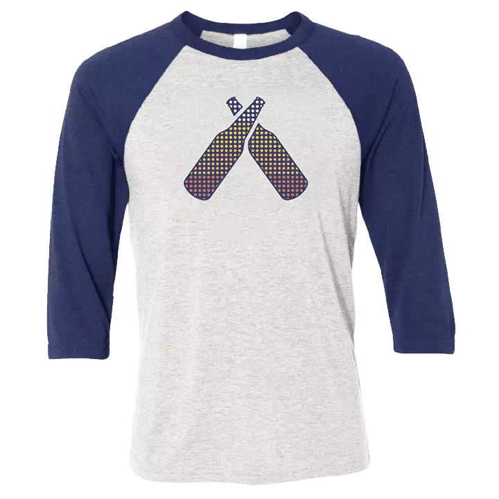 Untappd Bottles Baseball Tee