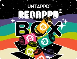 Untappd Recappd Beer Box 2025 product label