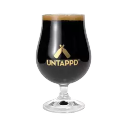Untappd Gold-Rimmed Balloon Glass product label