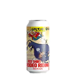 Uiltje Brewing Company Red Shirt Rodeo Riding