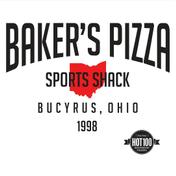 Baker's Pizza Sports Shack logo