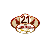 21 Burgers and Wings logo