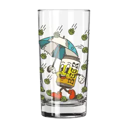 Untappd Raining Hops Glass product label